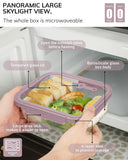 Premium 10-Piece Borosilicate Glass Food Storage Containers Set with Airtight Tempered Lids | Leak-Proof, Oven-Safe & BPA-Free