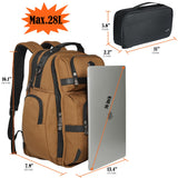 Welkinland 24-Hour Executive Business Backpack with Toiletry Bag – 28L Carry-On Laptop Backpack for 16″ Devices