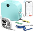 Green Bluetooth Mini Label Maker with Tape