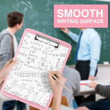 Light Pink Storage Clipboard with Low-Profile Clip