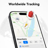 weTag Pro Bluetooth Tracker Tags 4 Pack, Apple Find My Compatible Item Locator with Sound Alert & Waterproof Design – Black