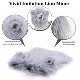 Lion Mane Dog Costume – Funny Halloween Wig for Large Dogs