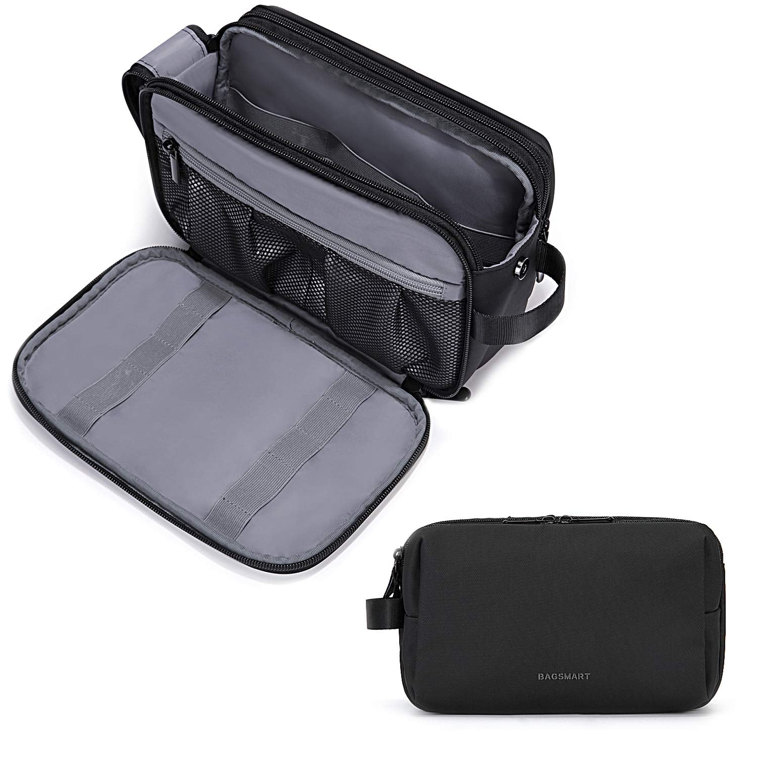 Men’s Travel Toiletry Bag Organizer – Waterproof Shaving & Cosmetic Storage Bag