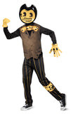 Bendy and the Dark Revival Kids Costume – Official Bendy Demon Jumpsuit with Mask & Gloves 🖤🎭