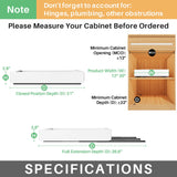Kitstorack Expandable Pull-Out Cabinet Organizer (12–20”) – Heavy-Duty Drill-Free Slide-Out Shelf