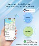 Ultrbeka Apple Find My Compatible Bluetooth Tracker Tags, MFi Certified Smart Item Locator with Sound Alert & Waterproof Design – 4 Pack Multi Color