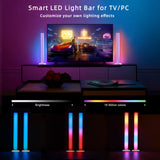 Smart RGB IC Light Bars with Alexa – 16M Colors TV Backlight & Gaming Setup Lights