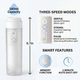 Rechargeable Portable Travel Bidet – Electric Handheld Hygiene Sprayer with Adjustable Nozzle (White)