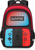 Gamer School Backpack Set with Lunch Bag and Pencil Case