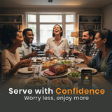 WiFi Smart Meat Thermometer with 6 Sensors & Extreme High-Heat Resistance