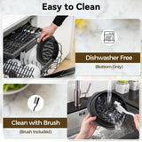 Manual Chicken Shredder Tool with Non-Slip Base – BPA-Free Meat Shredding Bowl for Fast Prep