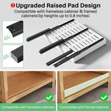 Kitstorack Expandable Pull-Out Cabinet Organizer (12–20”) – Heavy-Duty Drill-Free Slide-Out Shelf