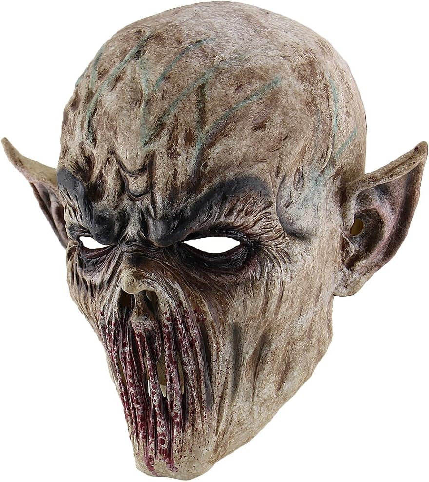Realistic Zombie Latex Mask – Scary Halloween Masquerade Costume for Adults, Breathable & Non-Toxic Full Head Mask