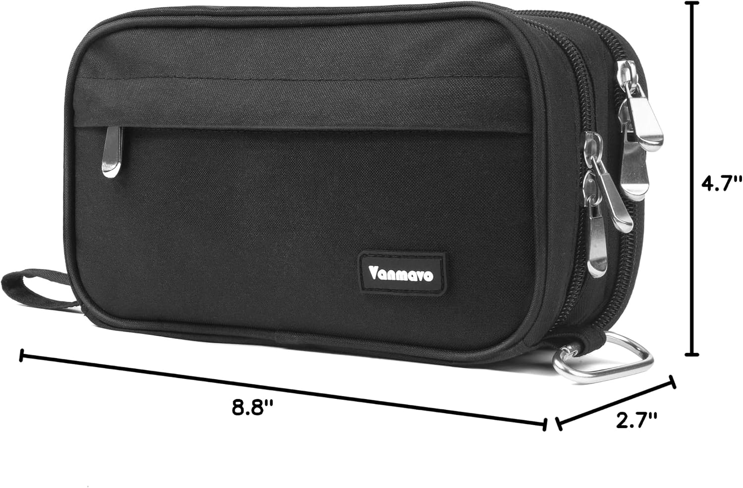 Klein Blue Large 3-Compartment Pencil Case