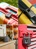 IP67 Waterproof Fingerprint Padlock with 12-Month Battery Life, Biometric Security Lock for Gym Locker, Gates & Outdoor Storage