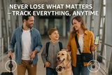 RUSLU Bluetooth Tracker Tags 5 Pack, Apple Find My Compatible Mini Item Locator with Sound Alert & Long Battery Life