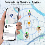 Android Compatible Bluetooth Tracker Tag with Find Hub Support, Loud Sound Alert & Replaceable Battery – Black