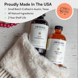 HipStirs Pumpkin Spice Syrup – All-Natural Vegan Drink Mix for Coffee, Cocoa & Cocktails (8 oz)