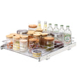 Heavy-Duty Pull-Out Cabinet Organizer – Chrome-Plated Steel Slide-Out Shelf for Kitchen & Under-Sink Storage (18.5” W x 21” D)