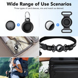 Air Tracker Tag 4 Pack, Apple Find My Compatible Bluetooth Tracker with IP68 Waterproof Design and Magnetic Mount