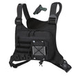 Koculemi Concealed Tactical Chest Bag for Men with Holster – Anti-Theft EDC Chest Pack for Sports & Travel (Black)