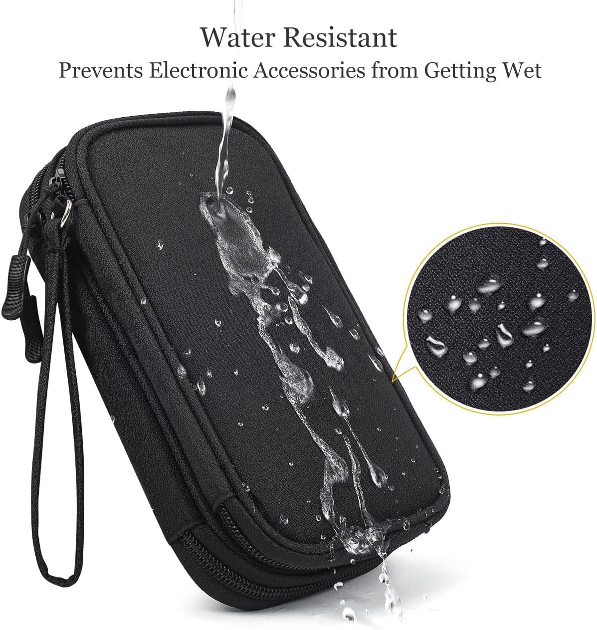 Electronics Organizer Case – Waterproof Travel Cable & Gadget Storage Bag