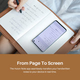 Huion Note Smart Digital Notebook – A5 Paper to App Writing System (Orange)