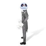 Jack Skellington Cosplay Costume Set for Adults – Full Halloween Outfit with Mask, Gloves & Bow Tie (Multicolor2)