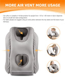 Inflatable Travel Neck Pillow with Eye Mask & Earplugs – Compact Airplane Pillow for Comfortable Flights & Travel Sleep