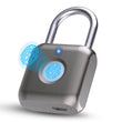 Portable Fingerprint Padlock USB Rechargeable Biometric Lock for Gym Locker, Luggage, Bike & Storage Security