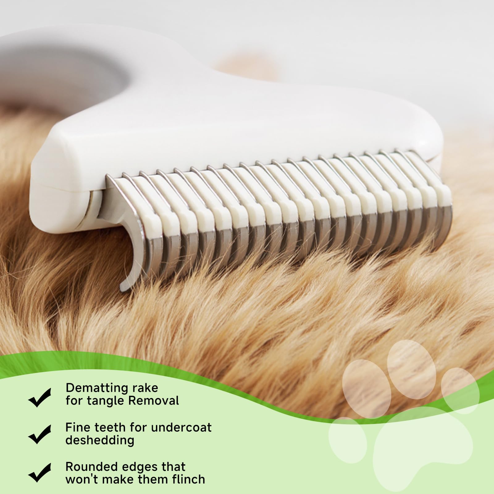 3-in-1 Cat Steam Grooming Brush with Mist Spray & Massage Function – Self-Cleaning Pet Hair Remover for Cats & Dogs (White)