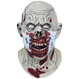 Realistic Horror Zombie Mask – Scary Latex Halloween Face with Bloody Cracks & Veins 🧟‍♂️🩸