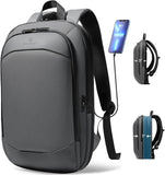 Premium 17-Inch Expandable Business Laptop Backpack for Men | Waterproof Travel Bag with USB Port & Anti-Theft Pocket