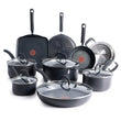 T-fal Ultimate Hard Anodized Nonstick Cookware Set – Thermo-Spot Technology, Durable & Oven Safe