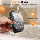 Stainless Steel Garlic Rocker Press – Ergonomic, Easy-Clean Manual Garlic Mincer