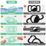 Smart Pet Tracker Compatible with Apple Find My, Waterproof GPS Tag for Cats & Dogs, No Subscription Required, Lightweight Silicone Holder