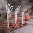 3PCS Skeleton Hand Groundbreakers – 20" Realistic Plastic Yard Stakes for Halloween Outdoor Decorations