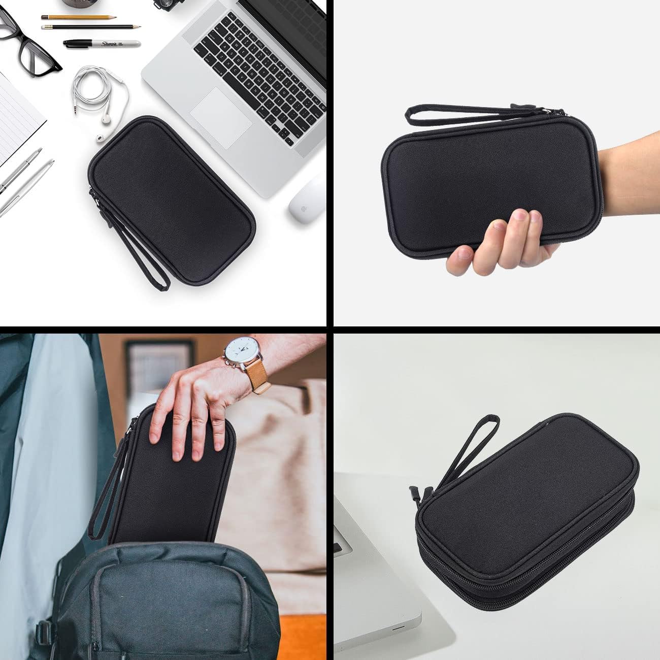 Electronics Organizer Case – Waterproof Travel Cable & Gadget Storage Bag