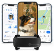 Tractive Real-Time GPS Dog Tracker with Health Monitoring & Escape Alerts – Waterproof Smart Pet Tracking Device (Black)