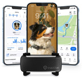 Tractive Real-Time GPS Dog Tracker with Health Monitoring & Escape Alerts – Waterproof Smart Pet Tracking Device (Black)