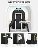 LOVEVOOK Quilted Laptop Backpack Purse for Women – USB Charging Work & Travel Backpack 15.6”