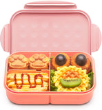 Purple 1150 ml 3-Compartment Bento Lunch Box