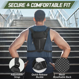 OCKLILY Running Chest Bag – Adjustable Water-Resistant Vest Pack for Cycling, Hiking & Outdoor Workouts (Black)