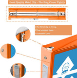 6-Pack Color View 1-Inch 3-Ring Binders