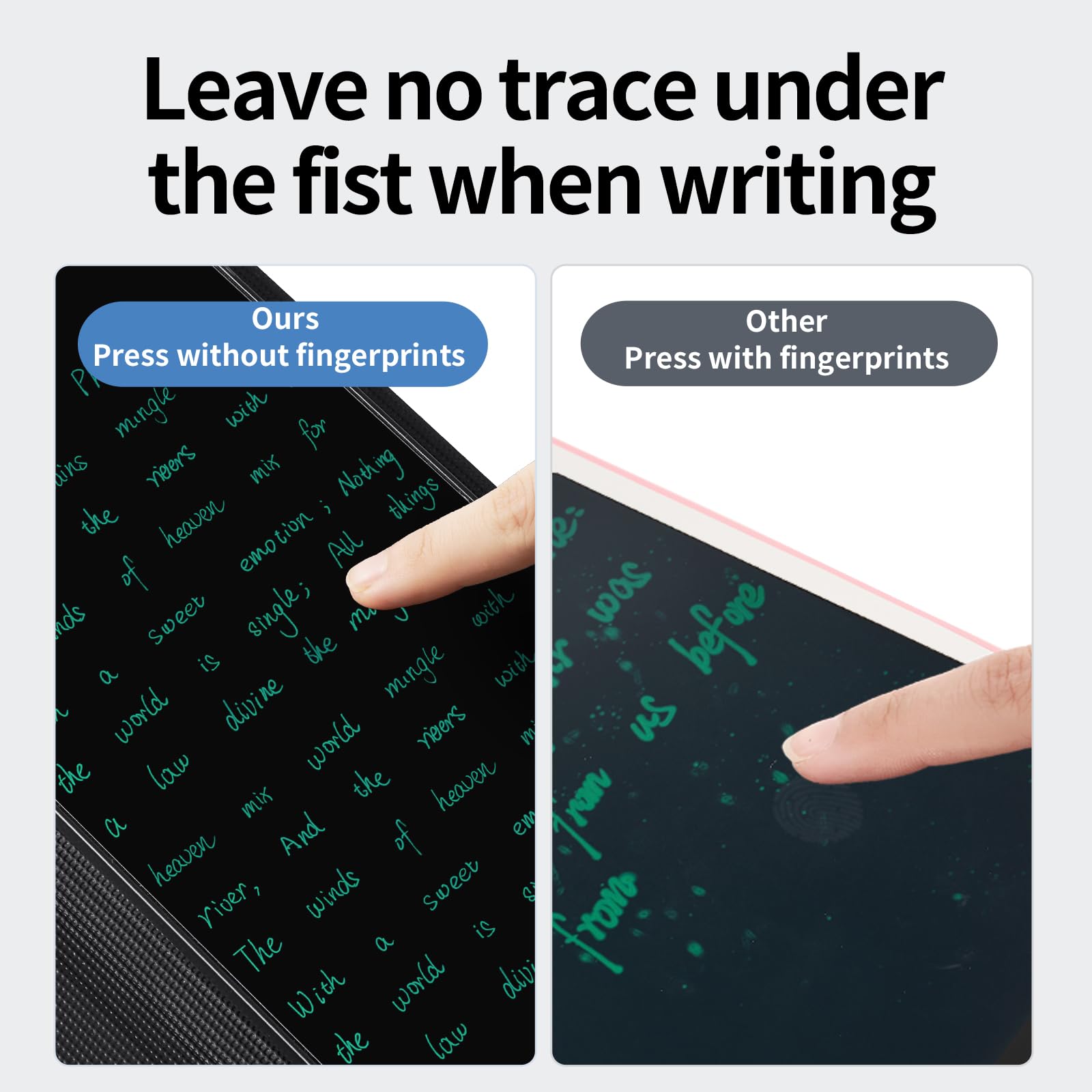 Portable 6.5” LCD Writing Board – Reusable Digital Memo Tablet with One-Touch Erase (Black)