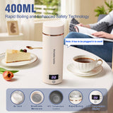 Portable Electric Travel Kettle with LCD Temperature Control – Mini Stainless Steel Water Boiler for Tea, Coffee & Travel