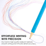 9-Color Erasable Gel Pen Set with 0.7 mm Tips