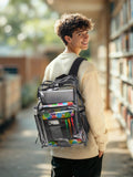 QOECI Clear Backpack 17” Heavy Duty TPU – Large Transparent School & College Bookbag