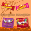 SKITTLES & STARBURST Halloween Variety Bag – 105PCS Fruity Fun Size Mix for Trick-or-Treat & Party Favors 🍓🍋🎃