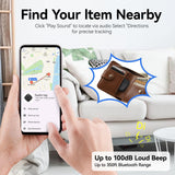 Android Find Hub Bluetooth Tracker Tag 4 Pack, Google Certified Item Finder with Global Tracking and Replaceable Battery